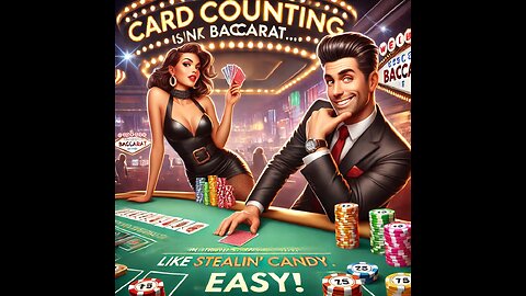 Live Dealer Baccarat Card Counting In Baccarat Is Like Stealin' Candy ... EASY!