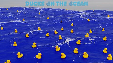 Ducks On The Ocean