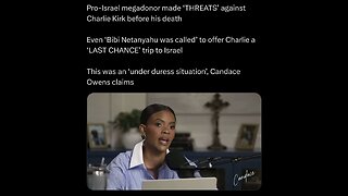 Candace ~ Charlie Kirk faced “threats” August | Hamptons with billionaire Bill Ackman
