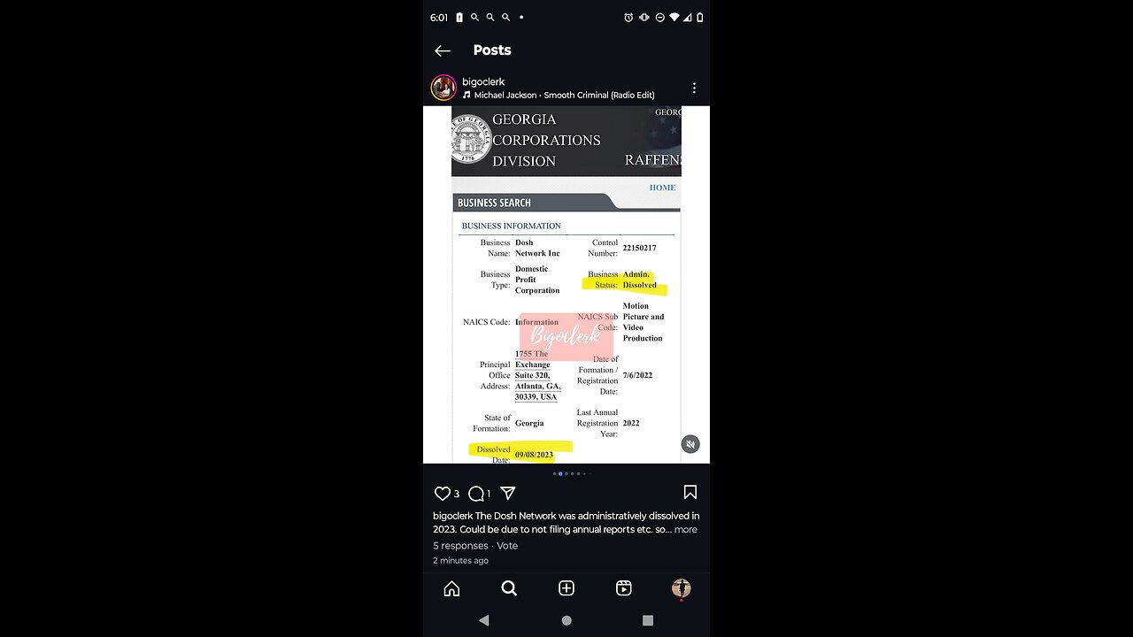 The Madam exposes Doshnetwork which was dissolved in 2023