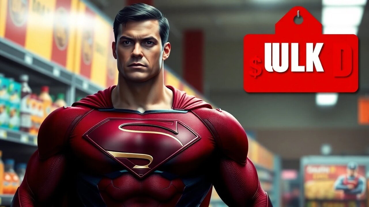 SUPERHERO Goes Grocery Shopping in COSTUME!