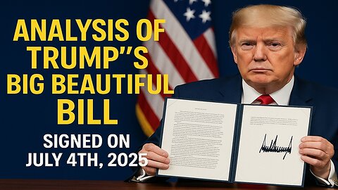 Trump's "Big Beautiful Bill" July 4th | Planned Parenthood, Medicaid, & Perm Tax Cuts