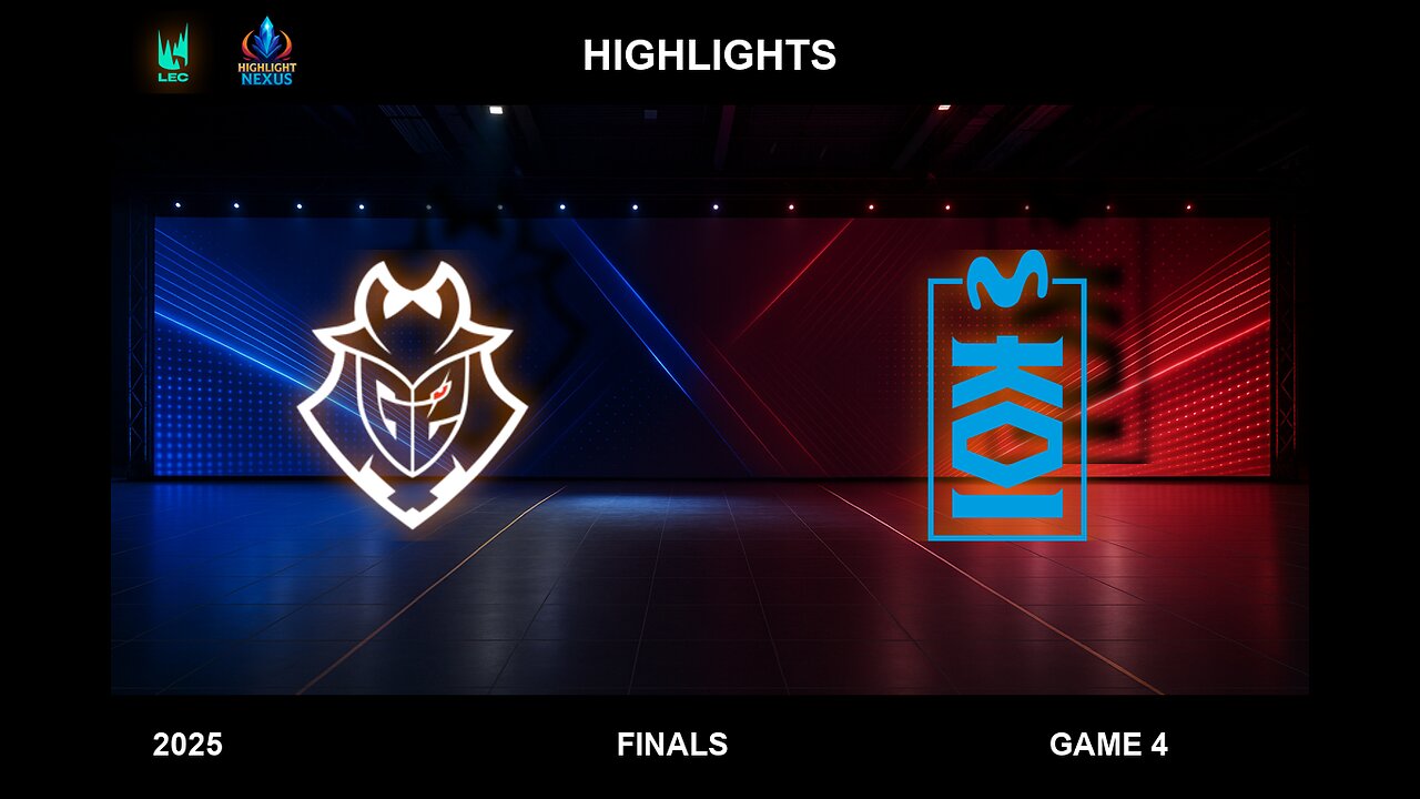 G2 vs MKOI Game 4 Highlights - LEC Spring Finals 2025 - G2 Esports vs Movistar KOI