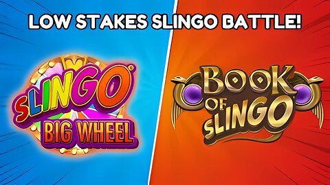 SLINGO BIG WHEEL & BOOK OF SLINGO! (EPIC BATTLE!)