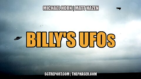 BILLY'S UFOs -- Michael Horn | Matt Hazen