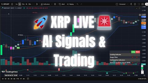 🔴 LIVE XRP Moon Party 🚀 AI Trading Bot Signals, XRP Price Action & Crypto Strategy