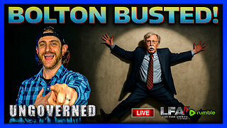 JOHN BOLTON HAS BEEN INDICTED! | UNGOVERNED 10.17.25 10AM