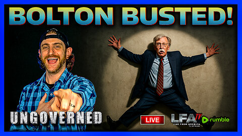 JOHN BOLTON HAS BEEN INDICTED! | UNGOVERNED 10.17.25 10AM