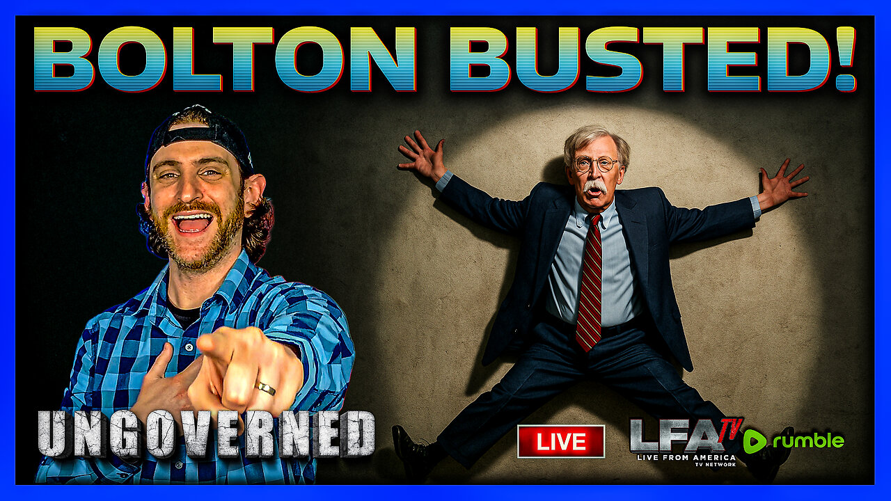 JOHN BOLTON HAS BEEN INDICTED! | UNGOVERNED 10.17.25 10AM