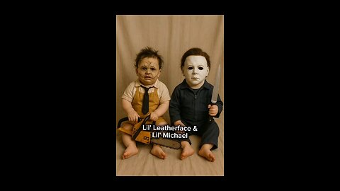 Lil' Leatherface & Michael Myers