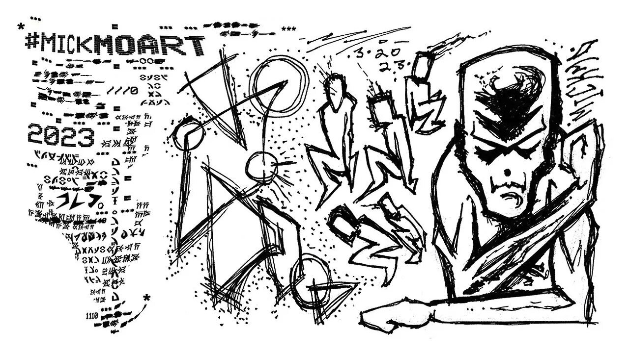 MICKMOvidX or MICKMO'S BOOK OF LIFE VID 43 _ [MICKMO DRAWS SUBLIMINATIONS!] 👾🛸 #MickmoArt #a1080mickmoVID 🐙 🛸