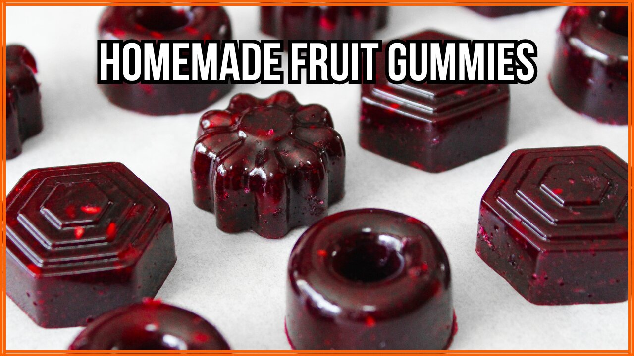 How to Make REAL Fruit Gummies at Home - Healthy & No Artificial Ingredients!