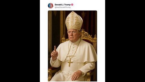 US President Donald Trump's Papal Fantasy: AI Image Sparks Controversy!