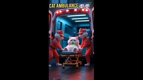 cat ambulance 🚑🚑