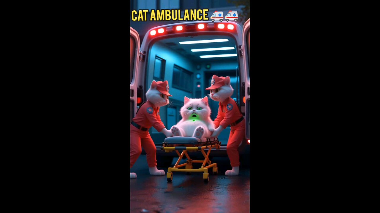 cat ambulance 🚑🚑