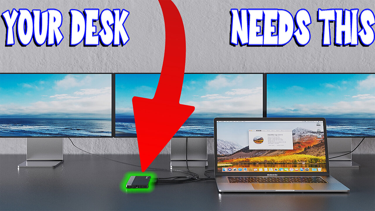 Content Creators need this!! | Wavlink USB-C Triple monitor docking station