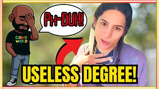 Woman CAN'T FIND A JOB with her USELESS DEGREE!