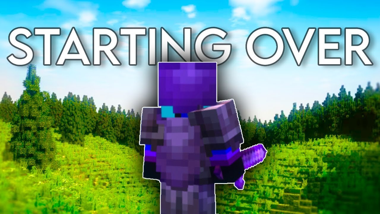 starting over | minecraft game