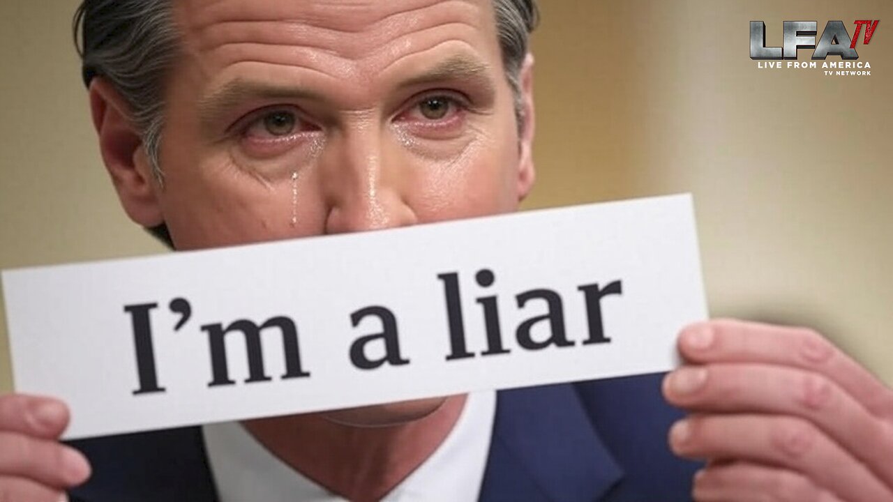 TRUMP DROPS RECEIPTS NEWSOM LIED!