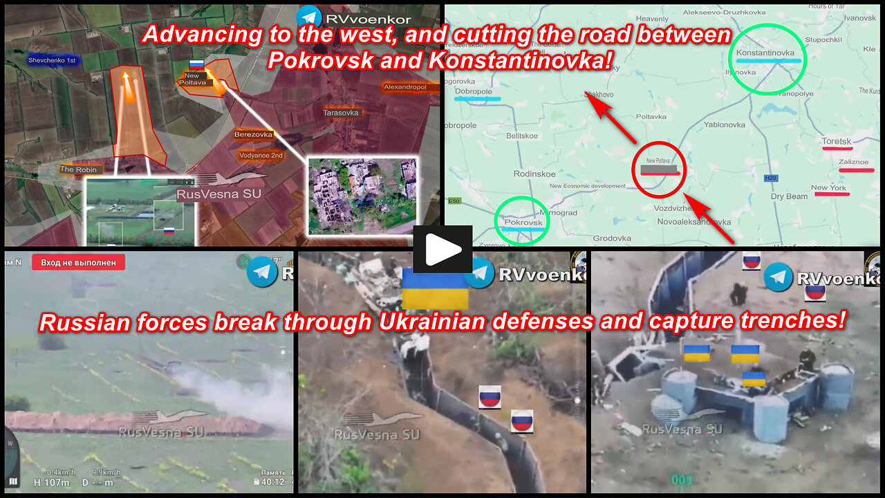 Nova Poltavka: Russian forces conquer the settlement and advance to the west