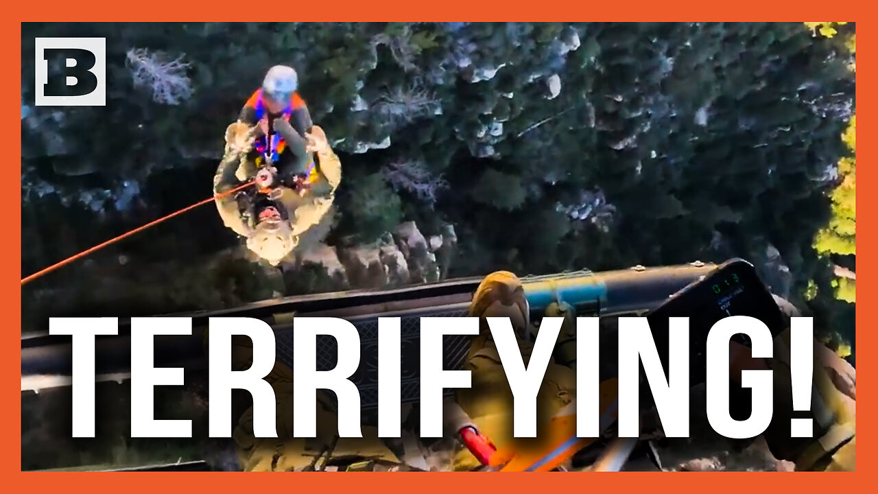 Unbelievable Helicopter Rescue in NARROW Canyon Walls