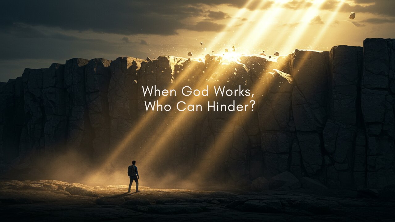 When God Works, Who Can Hinder? - Pastor Elias Brenha - SDA