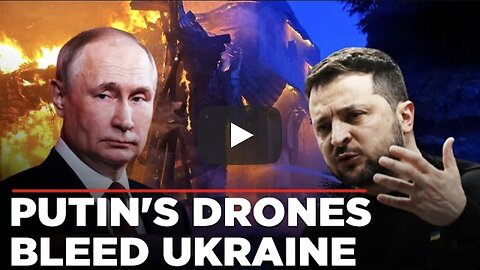 Over 100 Russian Drones Strike Ukraine, Killing 1 and Injuring Dozens in Kharkiv, Dnipro