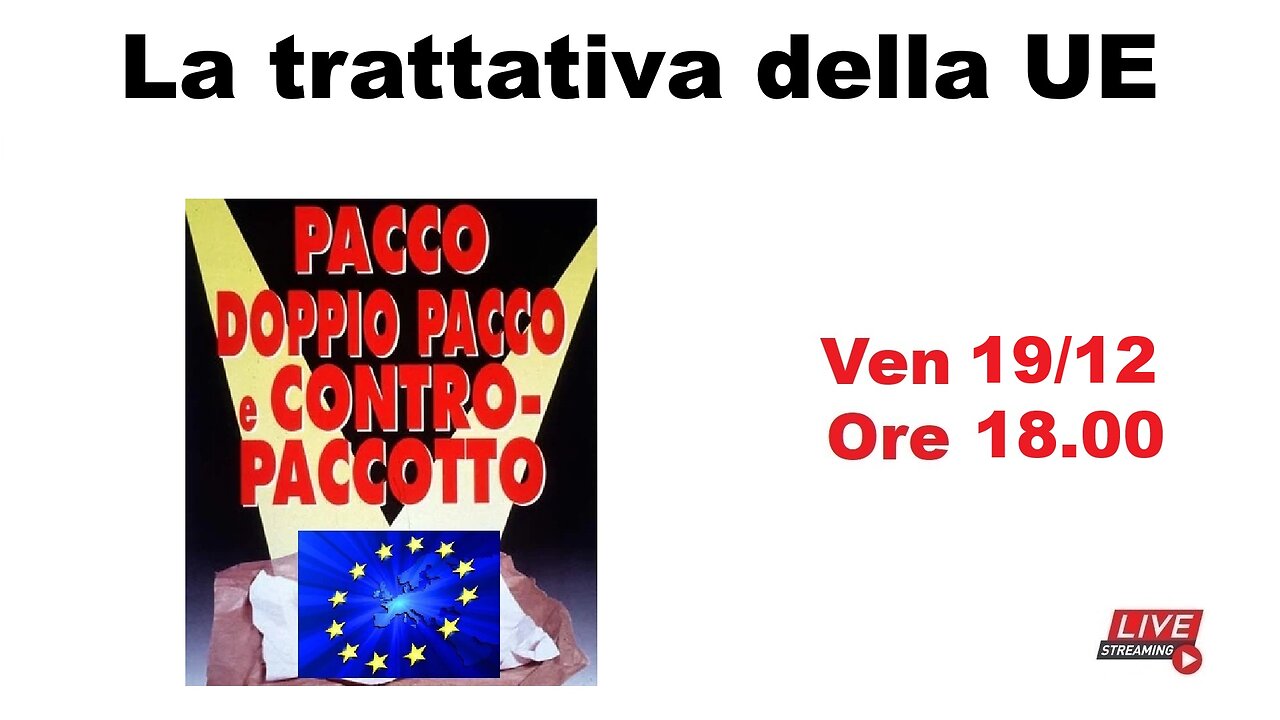 La trattativa della UE