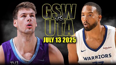 Golden State Warriors vs Utah Jazz Full Game Highlights | 2025 NBA Summer League