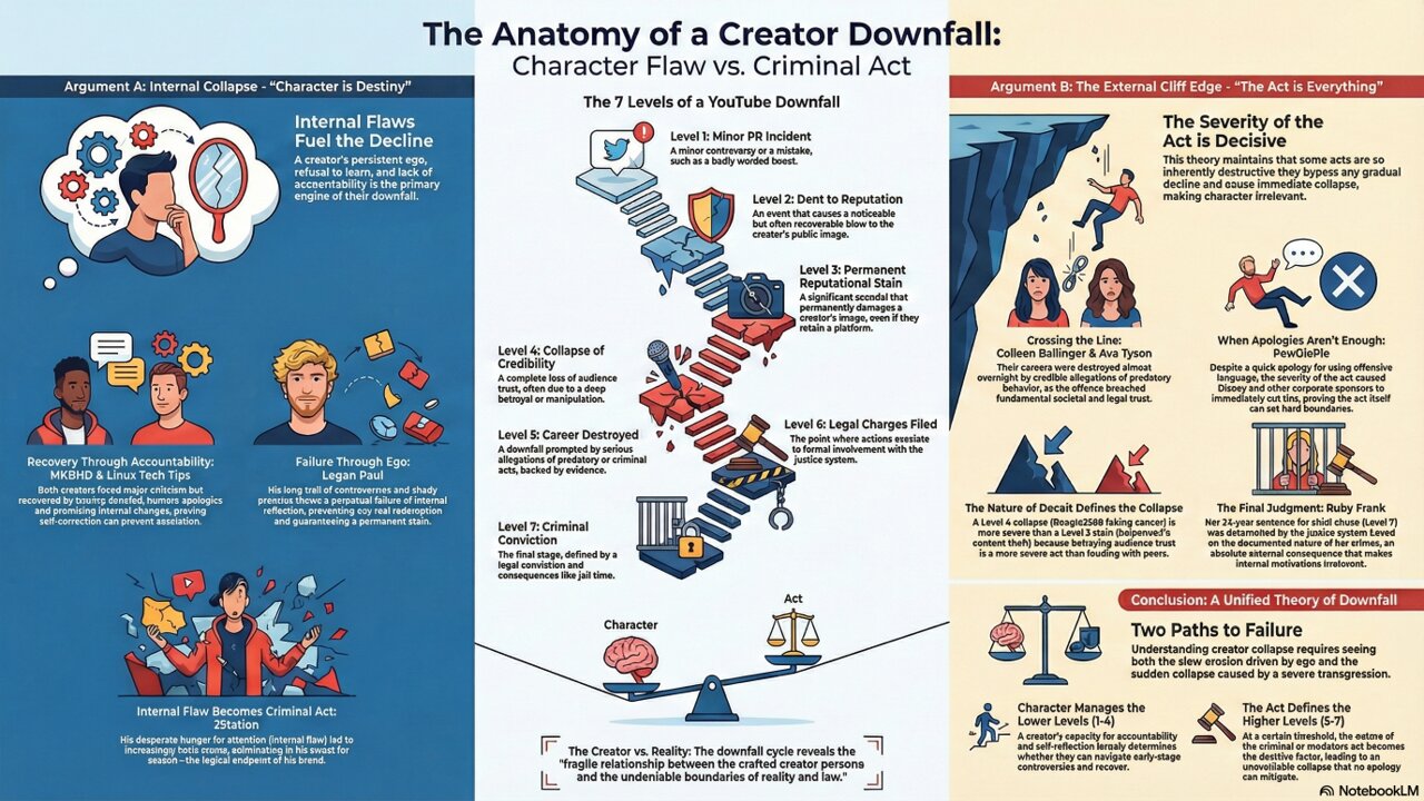 The Seven YouTube Downfall Levels