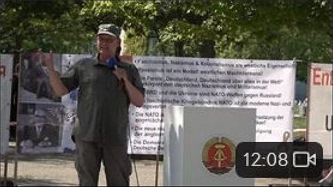 Die BRD als Haupthindernis für den Welt-Frieden! Rüdiger Hoffmann live aus Berlin