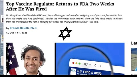 STRANGE FLIP-FLOPPING OF FDA VACCINE CHIEF PRASAD 🔥