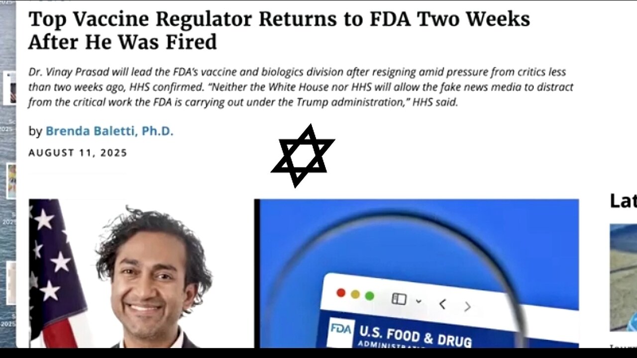 STRANGE FLIP-FLOPPING OF FDA VACCINE CHIEF PRASAD 🔥