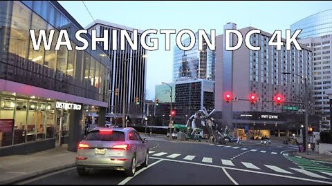 washington dc 4k - sunset Drive