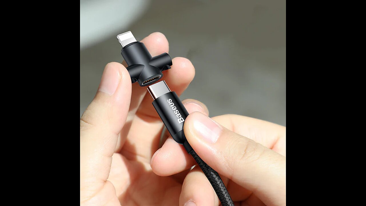 Take Convenient Power on the Go with 2-in-1 Detachable USB Cable