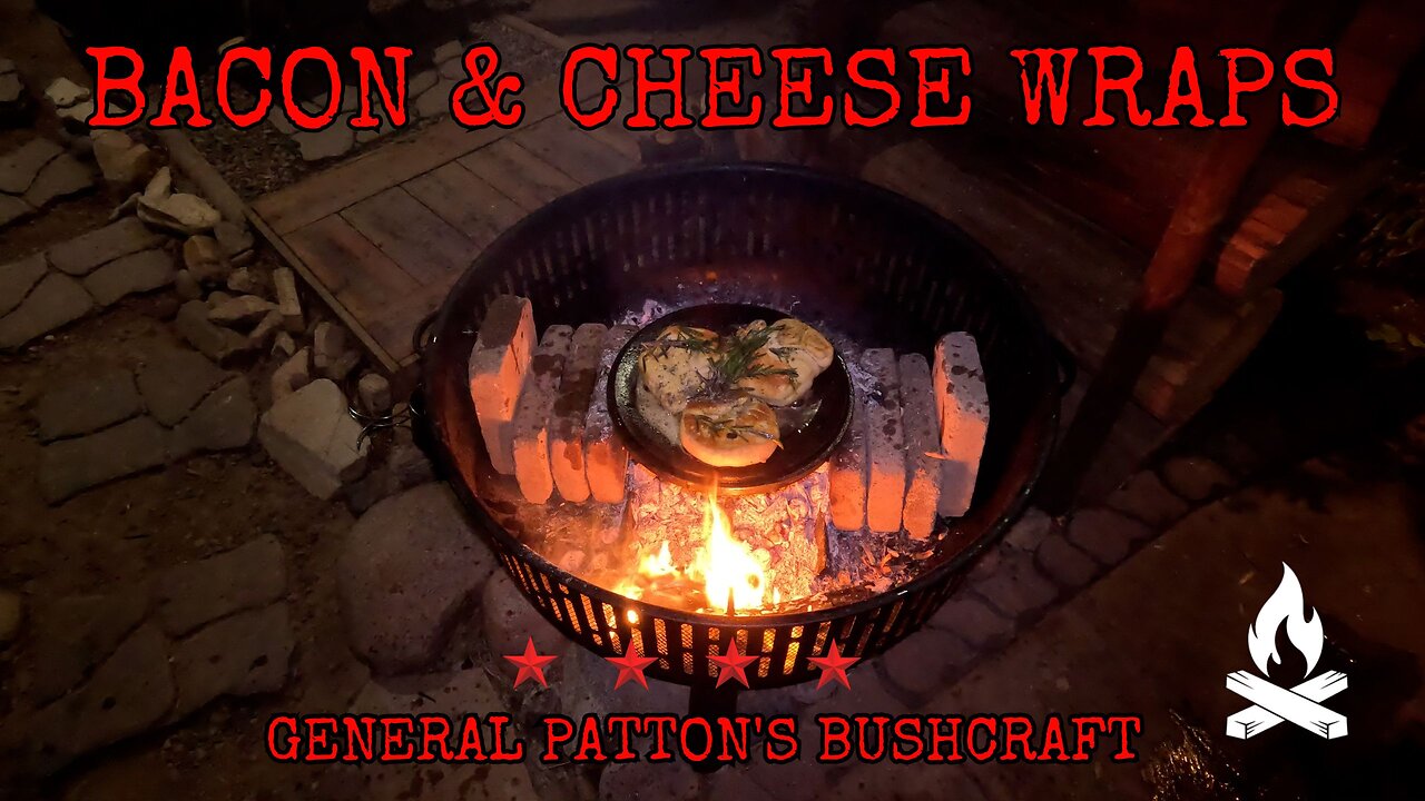 OFF GRID COOKING - BACON & CHEESE WRAPS