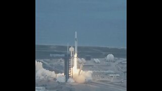 Space X lanza un cohete Falcon 9 con un cosmonauta ruso al bordo