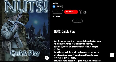 Neo-Grognard: Unboxing Video: Nuts by Two Hour Wargames