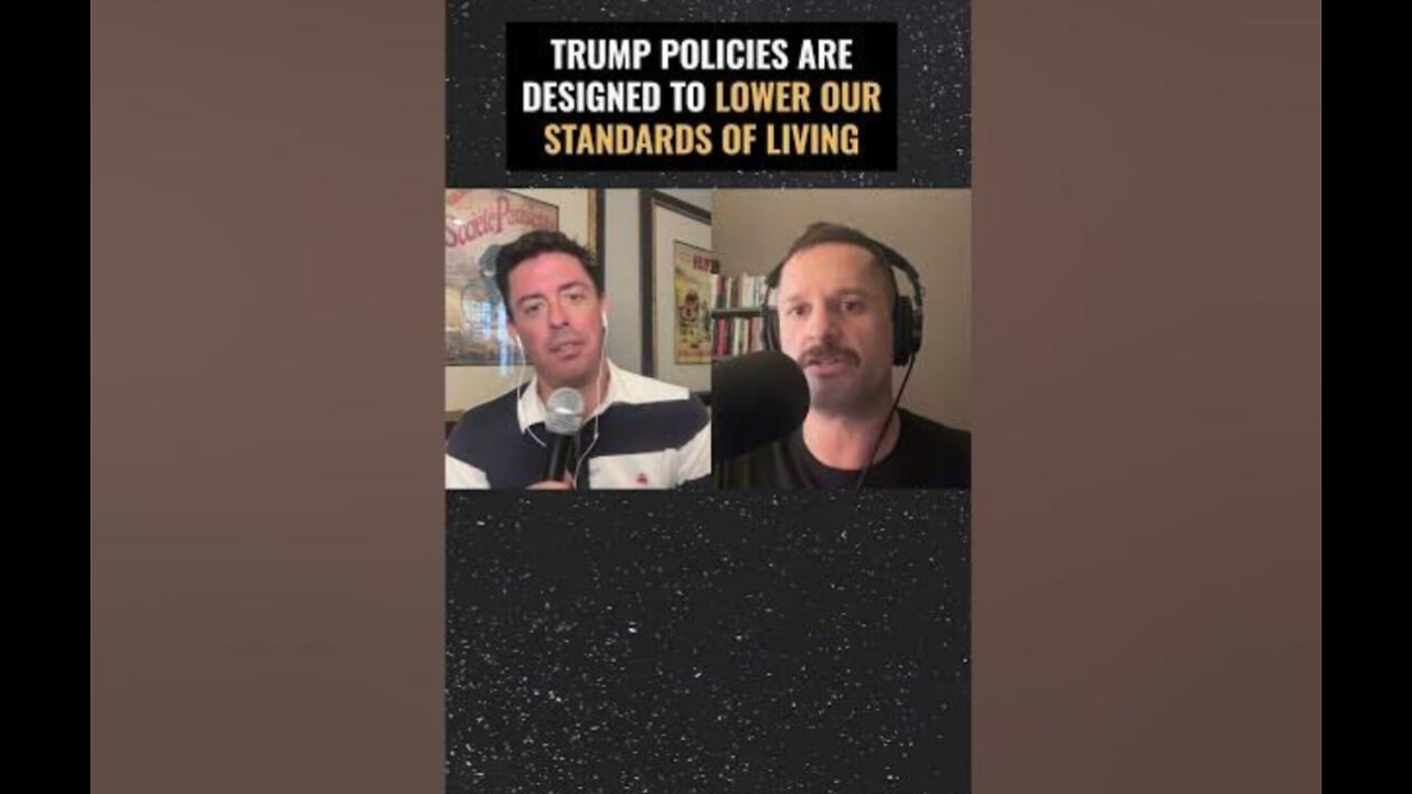Trump's policies appear *designed* to reduce our standard of living