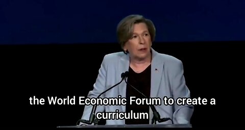RANDI WEINGARTEN - JEWISH PRESIDENT OF THE 2ND LARGEST TEACHERS UNION SAYS WEF MAKING CIRRICULUM ✡️