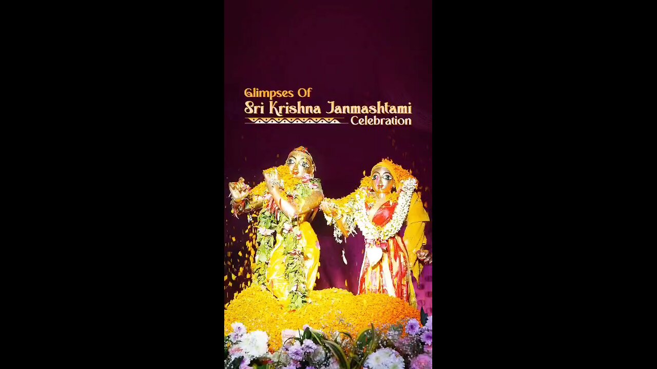 ISKCON Janmasthami Celebration ♥️✨️