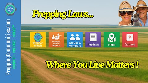 Prepping Laws: Where You Live Matters