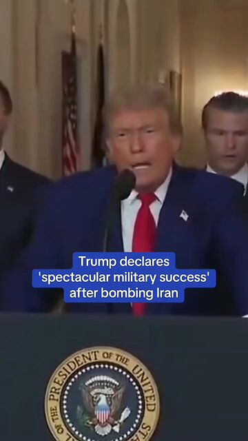 Trump: Declares Victory Over Iran