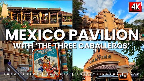 Tour the Mexico Pavilion at Walt Disney world's Epcot. Part of World Showcase