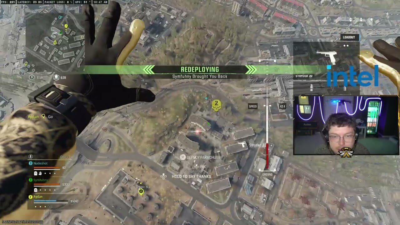 Aydan Impresses Scump, Nadeshot & Symfuhny After Craziest 30+ Kill Game on Verdansk