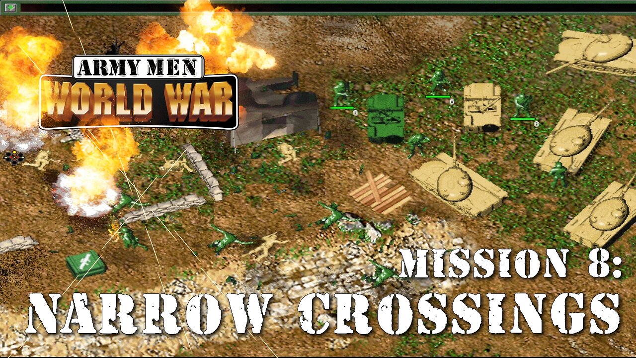 Army Men: World War - PC version - Mission 8: Narrow Crossings