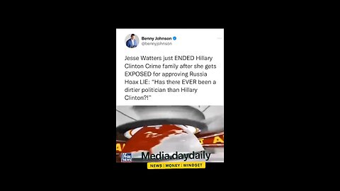🚨🚨 Jesse Waters just ended the Hillary Clinton crime family, after she gets exposed
