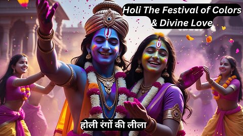 Holi: The Festival of Colors & Divine Love | रंगों की लीला | Radha Krishna Holi Special