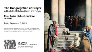 Peter Denies His Lord—Matthew 26:69-75