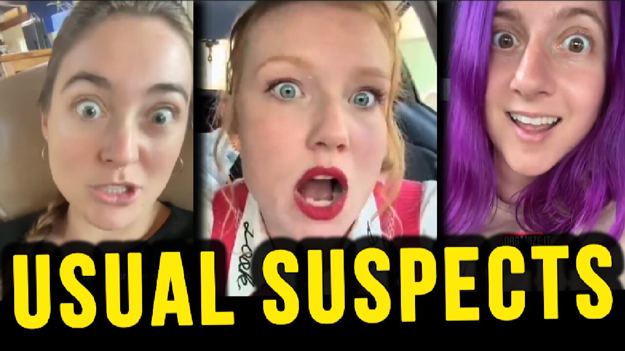 WOKE girl has idiotic meltdown in car